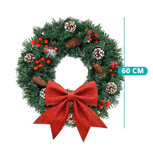 Świąteczna dekoracja drzwi 60cm