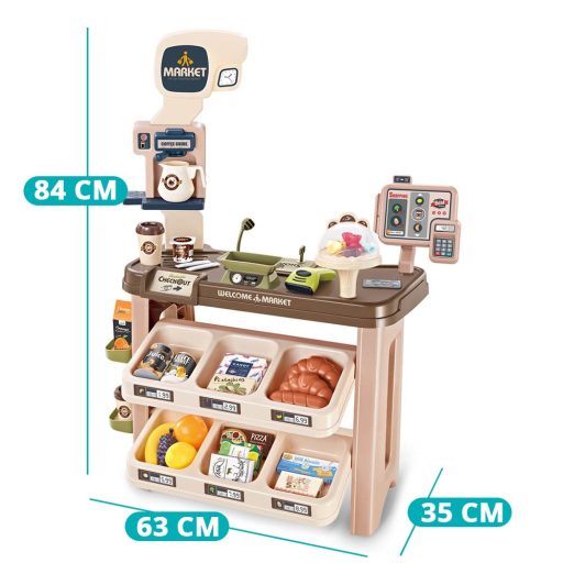  Supermarket zabawkowy, 64 elementy