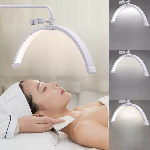 Moon – Kosmetyczna lampa stojąca w kształcie półksiężyca, biała