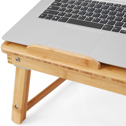 Bambusowy stolik na laptopa